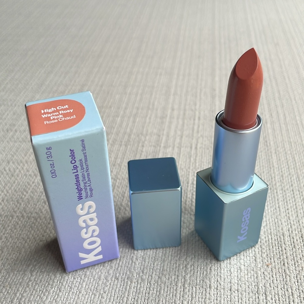 Kosas weightless Lip Color nourishing satin lipstick- high cut